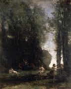 camille corot Idyll France oil painting artist